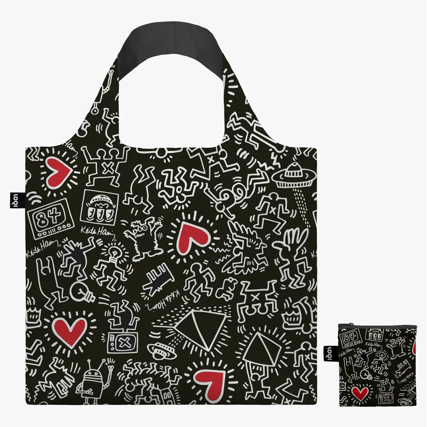 LOQI Keith Haring Tote Bag