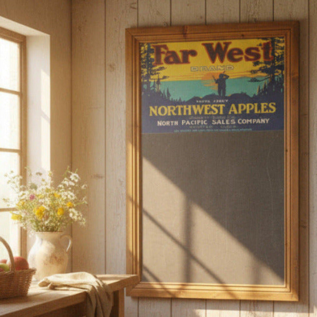 American Farmhouse Kitchen Blackboard