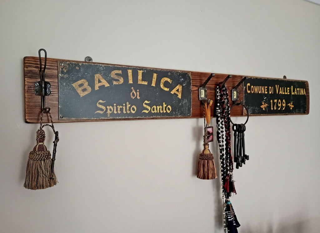 Gorgeous reclaimed wooden coat rack