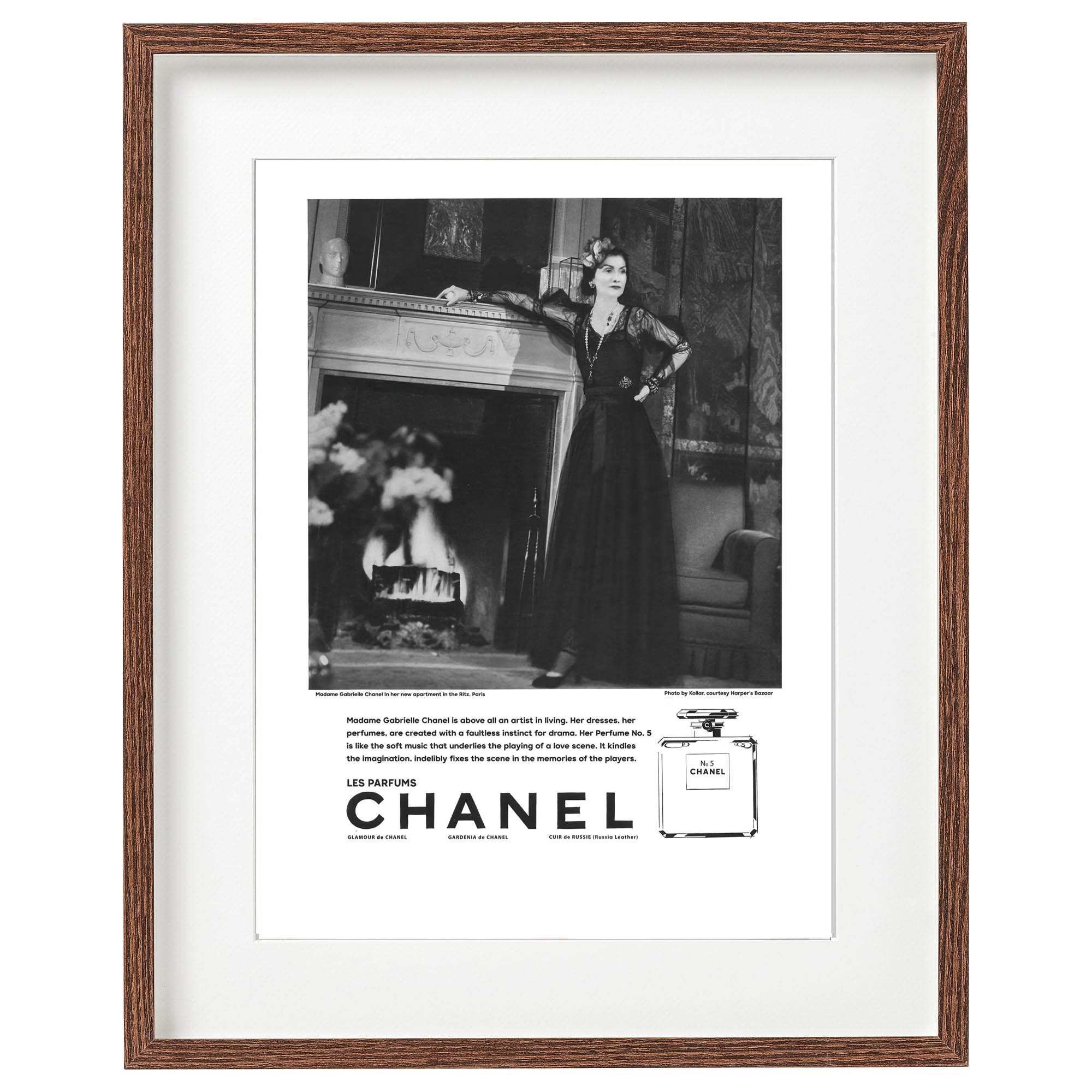 Coco Chanel Gallery Advertising Print